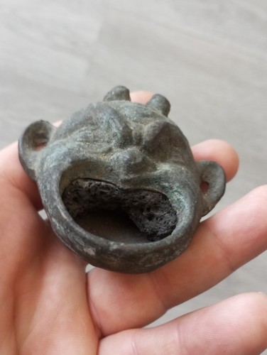 Posacenere vecchio ottone - posacenere,