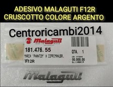 ADESIVO CARENA MALAGUTI F12R ORIGINALE CARROZZERIA COLORE ARGENTO PER CRUSCOTTO 