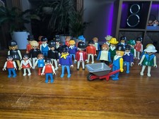 Lotto 29 Figurine Playmobil Vintage - Geobra 1974 1981 Lavoro Bundle
