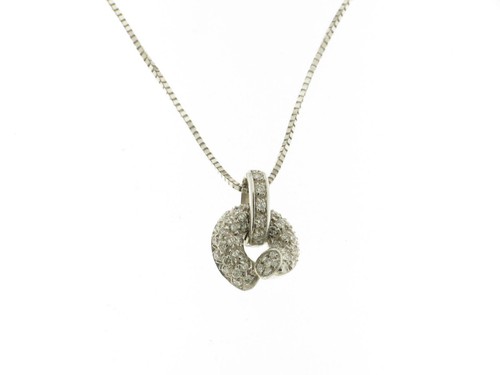 Damiani girocollo oro bianco - damiani,