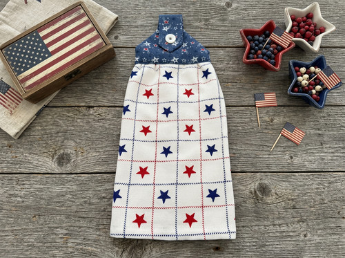 Asciugamano americana rosso - americana, e