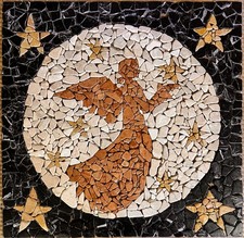 Angelo rosone mosaico - rosone,