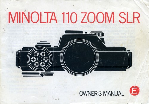 Minolta 110 zoom slr manuale - zoom,