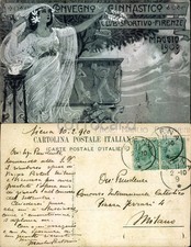 FIRENZE CITTA'-CONVEGNO GINNASTICO 1909-CLUB SPORTIVO -D18-20