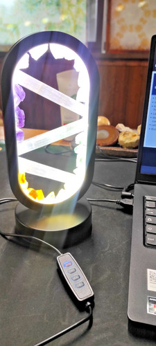 Lampada led selenite con - lampada,