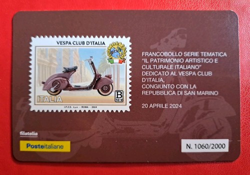 Italia 2024 tessera filatelica - italia,