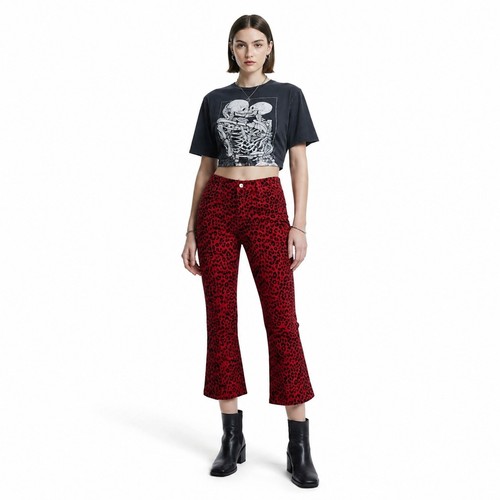 Pantalone capri rosso guess - capri,