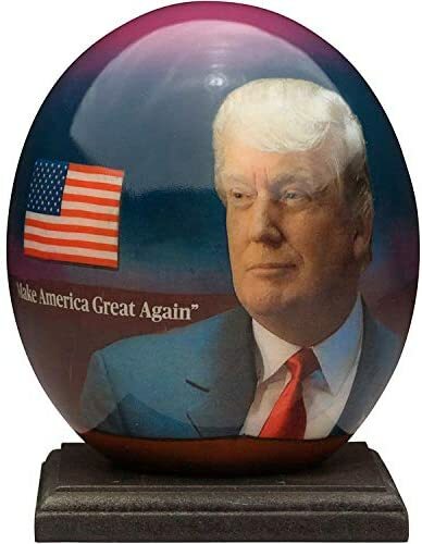 Donald trump ostrich egg with - donald,