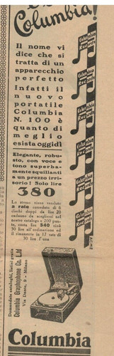 Pubblicita originale vintage - pubblicita',