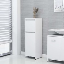 vidaXL Armadio da Bagno Bianco
