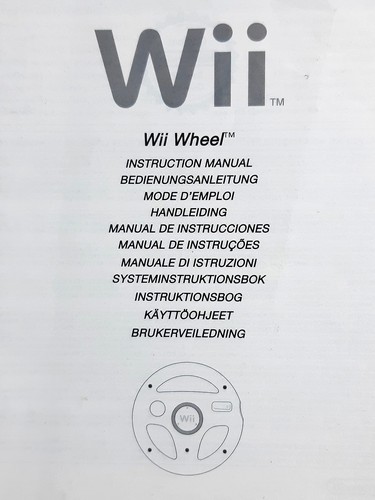 Pal wii wheel manuale - pal,
