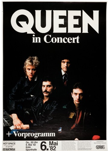 Poster concerto regina - poster, 1982