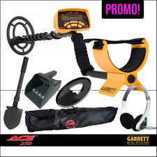 METAL DETECTOR ACE 250 GARRETT PIASTRA 9" CERCAMETALLI COPRIPIASTRA CUFFIE