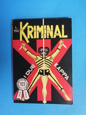 kriminal n.123 ottimo/edicola