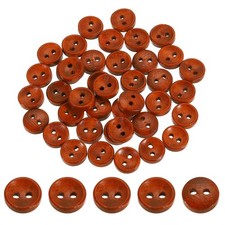100 Pezzi Bottoni in Legno
