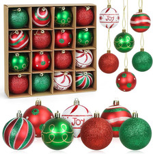 6Cm Palle Di Natale Rosso
