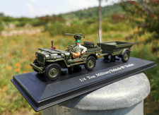 Bambola rimorchio Jeep Willis