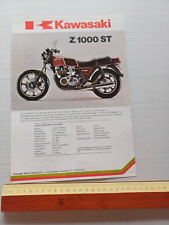 Kawasaki Z 1000 ST depliant ITALIANO originale