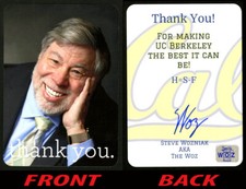 Steve Woz Wozniak FIRMATO 5x7