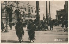 VENEZIA Piazza San Marco piccioni Palazzo Ducale Cartolina fotografica animata