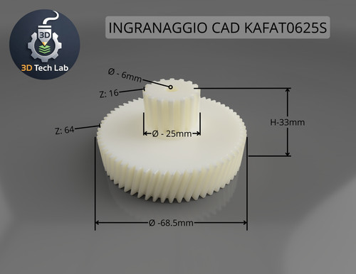 Ingranaggio affettatrice cad - ingranaggio,