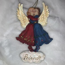 Angel Friends Solid Ornament