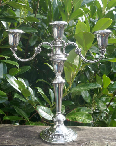 Candelabro singolo argento - in,