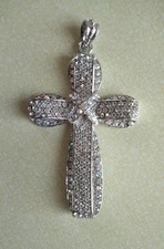 Ciondolo Croce Crocifisso Collana Bigiotteria Gioiello 