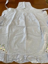 GRUPPO 4 GREMBIULINI CUCINA VINTAGE IN PURO COTONE RICAMATI A MANO