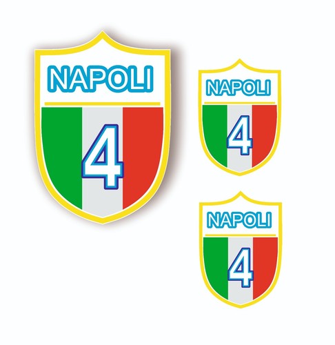 Adesivo sticker napoli - adesivo,