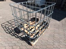 Vasca Contenitore Telaio acc. zincato su base legno vari usi USATO