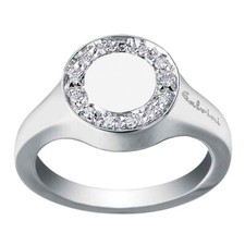 Anello "chevalier" in oro