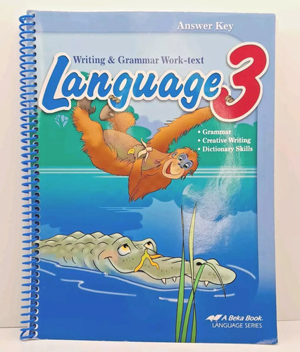 Abeka book language - 3, writing