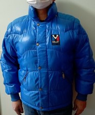 Giacca Piumino Duvet Puffa Vintage Millet Moto Anni 80 Paninaro