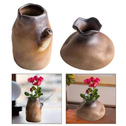 Vaso ceramica irregolare - vaso,