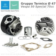 GRUPPO TERMICO CILINDRO PISTONE D.47 75 CC RMS PER VESPA 50 PK XL2 (V5N1T)