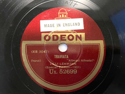 78rpm lilli lehmann soprano - lilli,