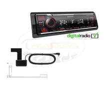 Autoradio Kenwood KMM BT408 DAB Bluetooth RADIO DAB+ USB AUX  Antenna B+ inclusa