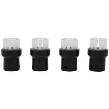 Durevole Nylon Bianco Spazzola Ugelli for Pulitrici a Vapore Confezione Di 4