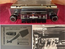 Autoradio VOXSON 811P EXPLORER del 1964 la prima con ricerca motorizzata!