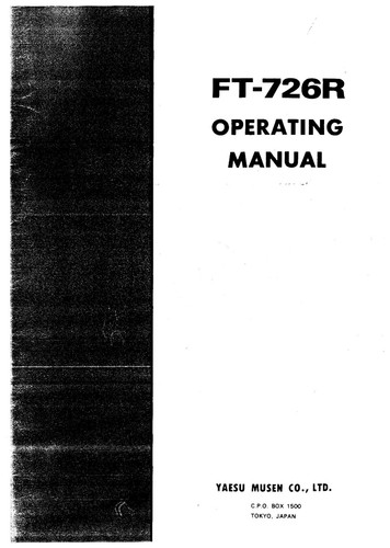 Manuale istruzioni - manuale, di