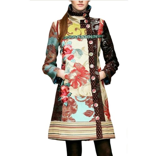 Cappotto patchwork desigual - cappotto,