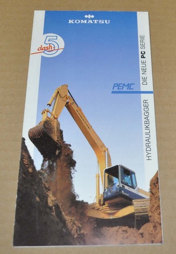 Brochure escavatore komatsu - escavatore,