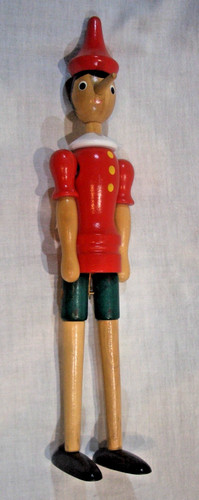 Pinocchio bambola legno - in,