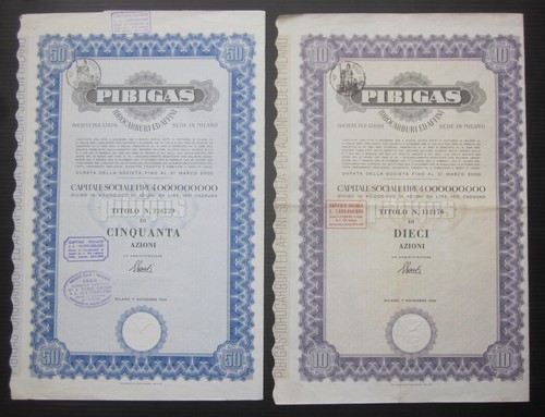 1954 pibigas idrocarburi - pibigas, e
