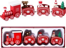Treno di Natale in Legno