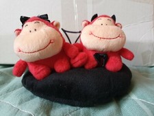 carl peluche san valentino diavoletti maschio e femmina - diavolo diablo 