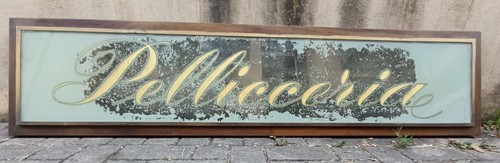 Insegna vintage negozio vetro - vintage,