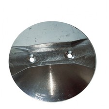 INCONTRO PER PORTONI A LIBRO INOX DIAMETRO 160MM CAVA DA 40MM