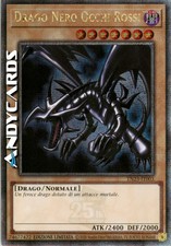 DRAGO NERO OCCHI ROSSI (Red-Eyes Black Dragon) Quarter Century TN23 IT003 • Lim